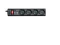 Miniatyrbilde 3 av 5: Eaton Protection Strip PS4D - Overspenningsavleder - AC 220-250 V - 2500 watt - utgangskontakter: 4 - svart