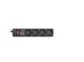 Miniatyrbilde 5 av 5: Eaton Protection Strip PS4D - Overspenningsavleder - AC 220-250 V - 2500 watt - utgangskontakter: 4 - svart