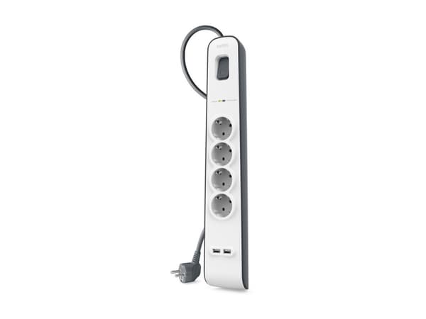 Belkin - Strømstødsbeskytter - output-stikforbindelser: 4 - Tyskland