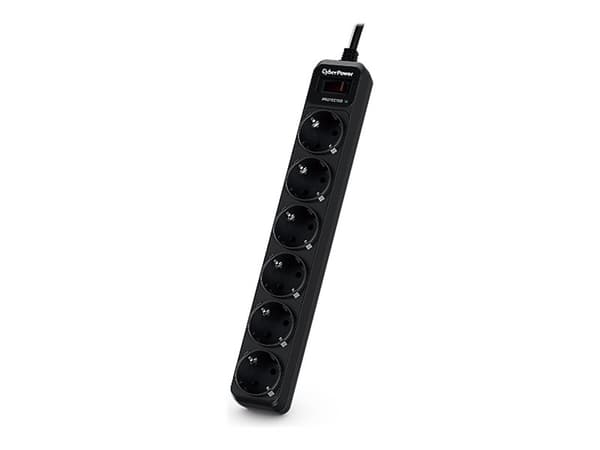 CyberPower Essential B0620SC0-DE - Överspänningsskydd - Växelström 200-250 V - utgångskontakter: 6