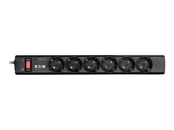 Eaton PS6F, 525 J, 6 AC-pistorasia(a), Tyyppi E, 220 - 250 V, 50 - 60 Hz, 10 A