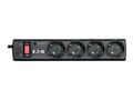 Miniatyrbilde 1 av 5: Eaton Protection Strip - Overspenningsavleder - AC 220-250 V - 2500 watt - utgangskontakter: 4 - svart