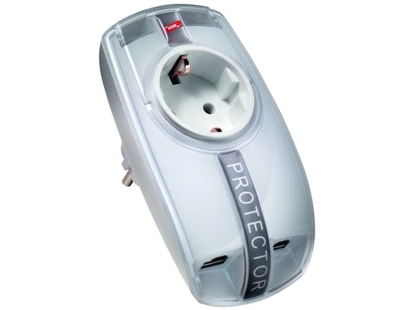 DEHN DPRO 230 LAN100, 1 AC-pistorasia(a), 230 V, 50 - 60 Hz, 16 A, Valkoinen, Verkko