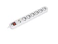 Miniatyrbilde 2 av 4: Bachmann SMART - Flerkoplingslist - AC 230 V - utgangskontakter: 6 (power CEE 7/7) - 1.5 m kabel - hvit