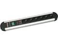 Miniatyrbilde 4 av 4: Bachmann PRIMO CLASSIC - Flerkoplingslist - utgangskontakter: 6 - 1.8 m kabel - svart, sølv