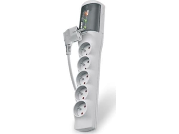 HSK DATA acar XP ultra, 5 AC-utganger, 230 V, 50 Hz, 10 A, Grå, Plast