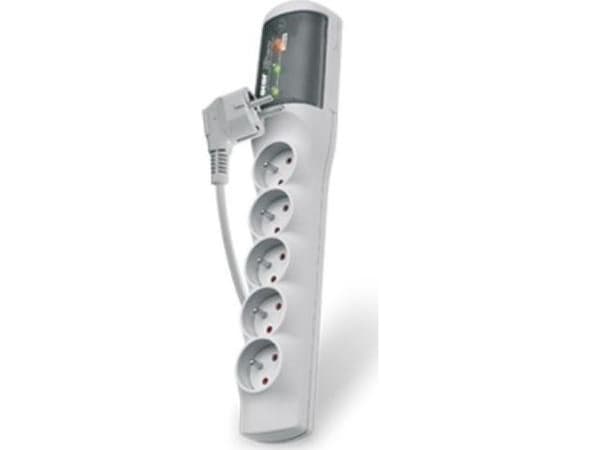 HSK DATA acar XP ultra, 5 AC-utganger, 230 V, 50 Hz, 10 A, Grå, Plast