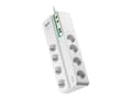 Miniatyrbilde 1 av 5: APC SurgeArrest Performance - Overspenningsavleder - AC 230 V - 2300 watt - utgangskontakter: 8 - 3 m kabel - Tyskland - hvit