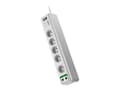 Miniatyrbilde 1 av 5: APC SurgeArrest Essential - Overspenningsavleder - AC 230 V - 2300 watt - utgangskontakter: 5 - 1.83 m kabel - Belgia, Frankrike - hvit