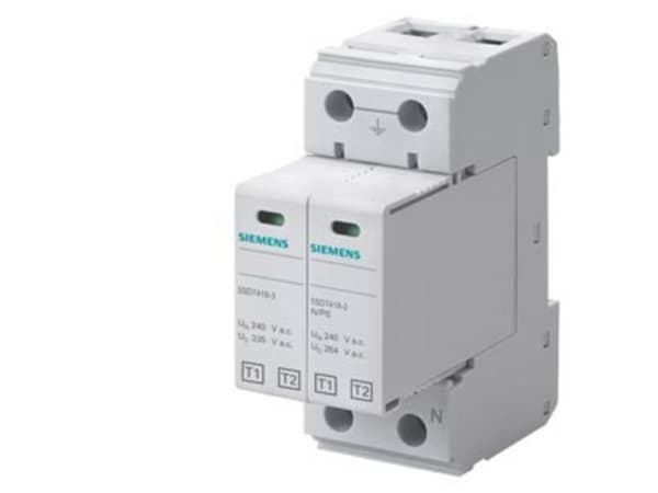 Siemens 5SD74122 5SD7412-2 Ylijännitesuoja 50 kA 1 kpl 1 kpl