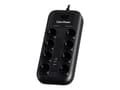 Miniatyrbilde 1 av 5: CyberPower Professional Series P0820SUF0-DE - Strømstødsbeskytter - AC 200-250 V - output-stikforbindelser: 8 - 1,8 m ledning - sortering