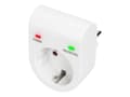 Miniatyrbilde 1 av 5: DIGITUS Professional DN-95400 - Overspenningsavleder - AC 230 V - 3500 watt - utgangskontakter: 1 - hvit