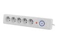 Pikkukuva 2 / 5: Armac Z5 - Ylijännitesuoja - AC 250 V - 2500 Watt - lähtöliittimet: 5 - 3 m kaapeli - harmaa