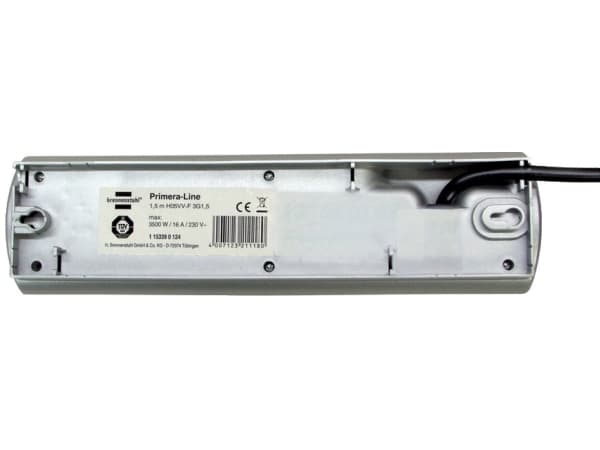 Brennenstuhl 1153304120, 10 AC-pistorasia(a), Musta, IP20, 2 m, 760 g, 500 mm