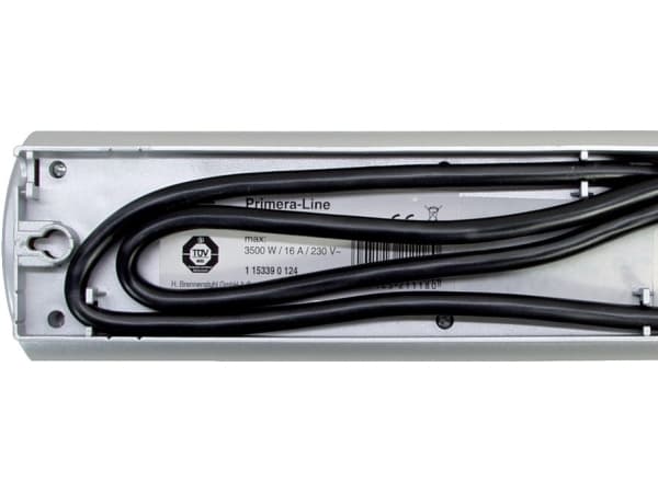 Brennenstuhl 1153304120, 10 AC-pistorasia(a), Musta, IP20, 2 m, 760 g, 500 mm