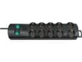 Pikkukuva 1 / 5: Brennenstuhl 1153304120, 10 AC-pistorasia(a), Musta, IP20, 2 m, 760 g, 500 mm