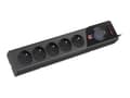 Miniatyrbilde 5 av 5: Armac Z5 - Overspenningsavleder - AC 250 V - 2500 watt - utgangskontakter: 5 - 5 m kabel - svart