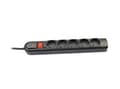 Miniatyrbilde 4 av 5: Tracer PowerGuard - Overspenningsavleder - AC 230 V - utgangskontakter: 5 - 1.8 m kabel - svart
