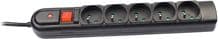 Tracer PowerGuard - Overspenningsavleder - AC 230 V - utgangskontakter: 5 - 1.8 m kabel - svart