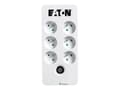 Miniatyrbilde 2 av 5: Eaton Protection Box - Overspenningsavleder - AC 220-250 V - 2500 watt - utgangskontakter: 6 - hvit