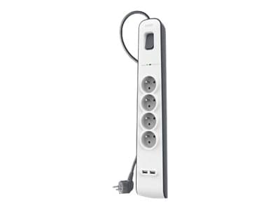 Belkin SurgeMaster - Strømstødsbeskytter - output-stikforbindelser: 4