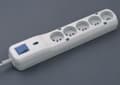 Pikkukuva 2 / 4: Lestar LV-530W power strip with anti-surge protection, 5 sockets, 3m gray (LV530W3 GRAY)