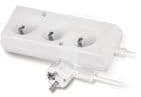 Plastrol Extension cord 3-socket with 10A 1.5m white PS-370 (W-97474)