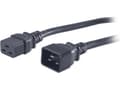 Miniatyrbilde 2 av 2: PremiumCord - Strømforlengelseskabel - IEC 60320 C19 til IEC 60320 C20 - AC 230 V - 3 m - svart