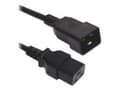 Miniatyrbilde 1 av 2: PremiumCord - Strømforlengelseskabel - IEC 60320 C19 til IEC 60320 C20 - AC 230 V - 3 m - svart