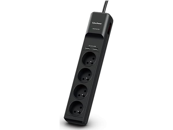 CyberPower Tracer III P0420SUD0-FR, 350 J, 4 vaihtovirtapistorasiaa, tyyppi E, 200 - 250 V, 50 - 60 Hz, 2,4 A