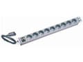 Miniatyrbilde 4 av 5: Online USV - Strømfordelingslist (kan monteres i rack) - inngang: IEC 60320 C20 - utgangskontakter: 9 (power CEE 7/7) - 1U - 19" - lysegrå, RAL 7035