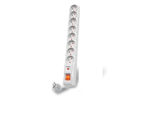 Power strip Acar S8 surge protector 8 sockets 1.5m gray (ALP-ACARS8 ------ 1N)