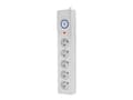 Miniatyrbilde 3 av 5: Armac Z5 - Overspenningsavleder - AC 250 V - 2500 watt - utgangskontakter: 5 - 3 m kabel - grå
