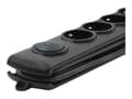 Miniatyrbilde 5 av 5: Qoltec - Overspenningsavleder - AC 230 V - 3680 watt - utgangskontakter: 5 - 3 m kabel - Frankrike - svart