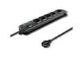 Miniatyrbilde 2 av 5: Qoltec - Overspenningsavleder - AC 230 V - 3680 watt - utgangskontakter: 5 - 3 m kabel - Frankrike - svart