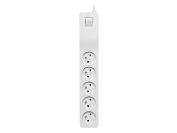 LESTAR ZX 510 - Overspenningsavleder - AC 230 V - 2300 watt - utgangskontakter: 5 - 1.5 m kabel - grå