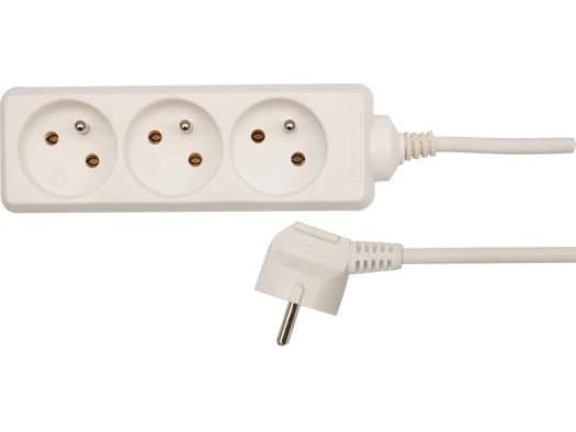 Vorel ELEKTRISK SKJØTELEDNING/BALTA/3 STIKkontakter MED JORDING 5M -72508
