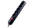 Miniatyrbilde 1 av 3: Tracer PowerGuard - Overspenningsavleder - AC 230 V - utgangskontakter: 5 - 1.8 m kabel - svart