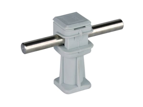 Kiinnike DEHNsnap H 36 mm M8 harmaa muovi 204004