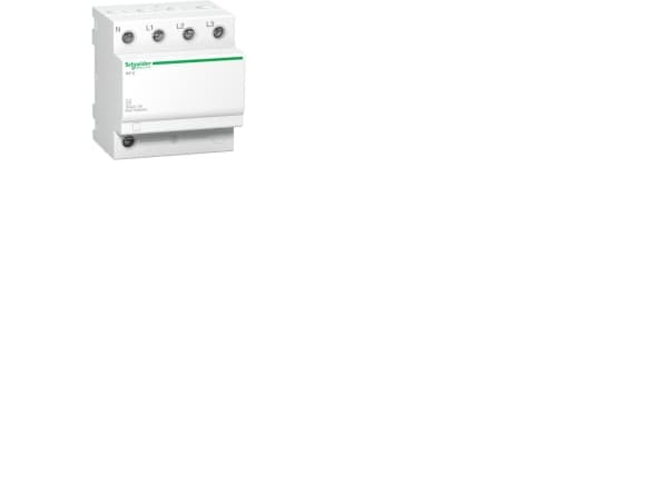 Schneider Electric Acti9 iPF K, 3P + N, Hvit, CEEAC, -25 - 60 °C, -40 - 85 °C, 5 - 95%
