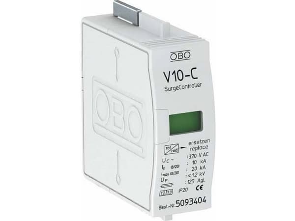 OBO V10-C 0-280 Ylijännitesäädin V10 Oberteil 280V 5093402 (5093402)