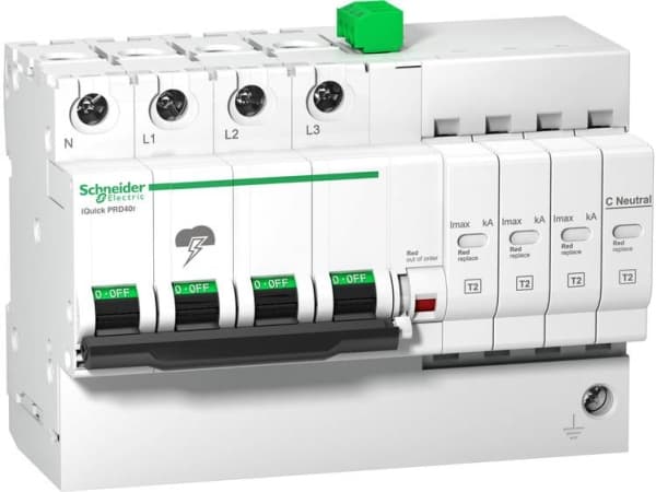 Schneider Electric iQuick PRD8r overspenningsavleder - 3p+N - 264 V - med fjernoverføring A9L16300