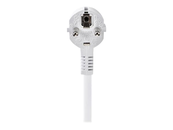 Nedis Wi-Fi Smart Extension Socket - Smart kraftlist - AC 100-240 V - 3680 Watt - utgångskontakter: 3 (4 x USB, 3 x strömtyp F) - 1.8 m sladd - vit