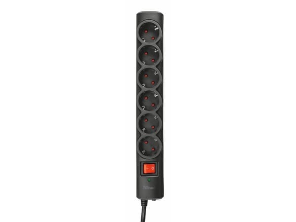Trust Surge Guard - Strømstødsbeskytter - output-stikforbindelser: 6 - 1,8 m ledning