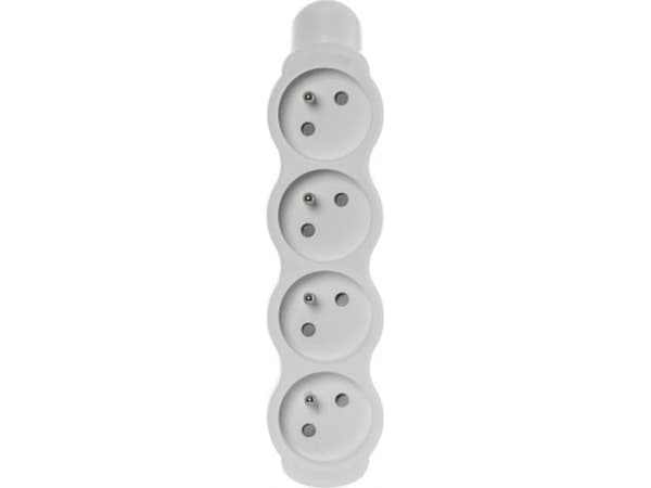 Emos Portabelt uttag 4x z/u vit (P0400N)