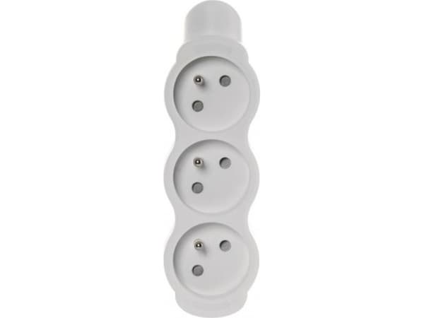 Emos Portable pistorasia 3x z/u valkoinen (P0300N)