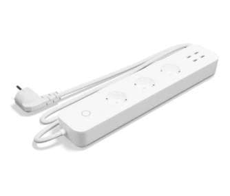 Tesla Smart Power Strip 3 + 4 USB, 3 AC-pistorasia(a), Tyyppi E, Langaton, Valkoinen, Android, iOS