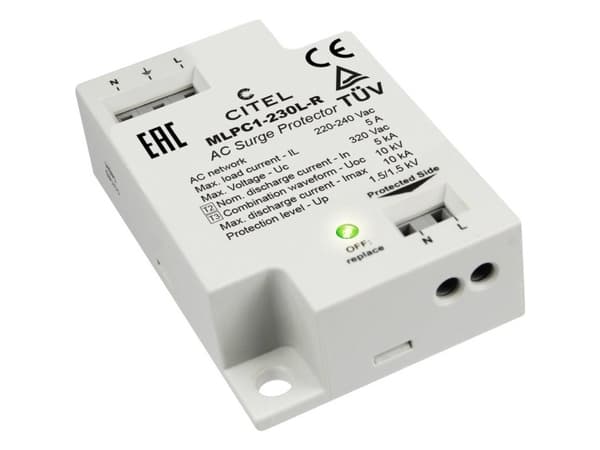 Citel 831211 MLPC1-230L-R Ylijännitesuoja uppoasennukseen Ylijännitesuoja: liitäntärasioihin 10 kA 1 kpl 1 kpl