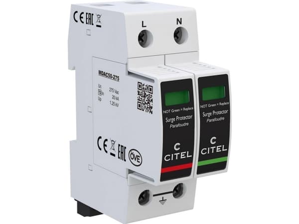 Citel 821110242 DAC50S-11-275 Yhdistelmäsuoja Ylijännitesuojaus: jakokaappiin 50 kA 1 kpl 1 kpl
