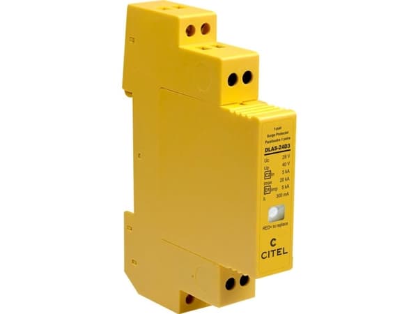 Citel 641303 DLAS-24D3 Overspændingsbeskyttelsesmodul Overspændingsbeskyttelse til: Fordelerskab 20 kA 1 stk